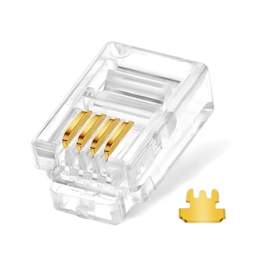 4P4C Phone Handset Cord