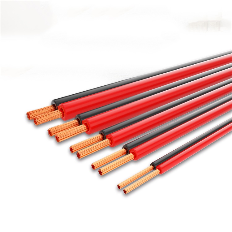 Black and Red Speaker Wire