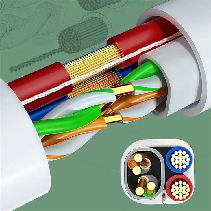 Cat5e with Power Cable